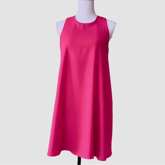 ADRIANNE VITTADINI SHIFT DRESS FUCHSIA TANK DRESS - Picture 12 of 12